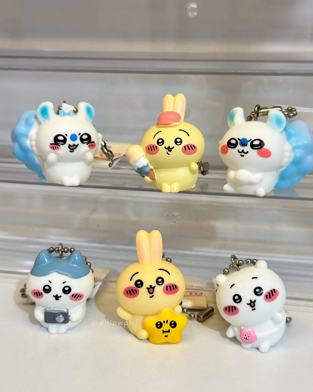 Cute Pastel Character Trinket Keychain