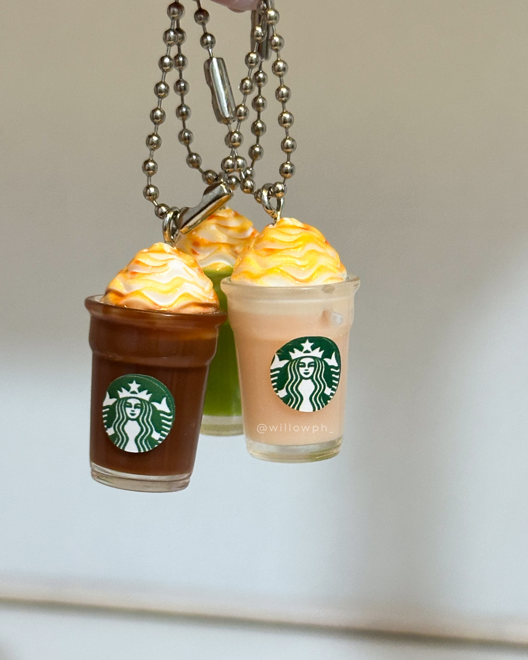 Coffee Drink Cup Trinket Keychain