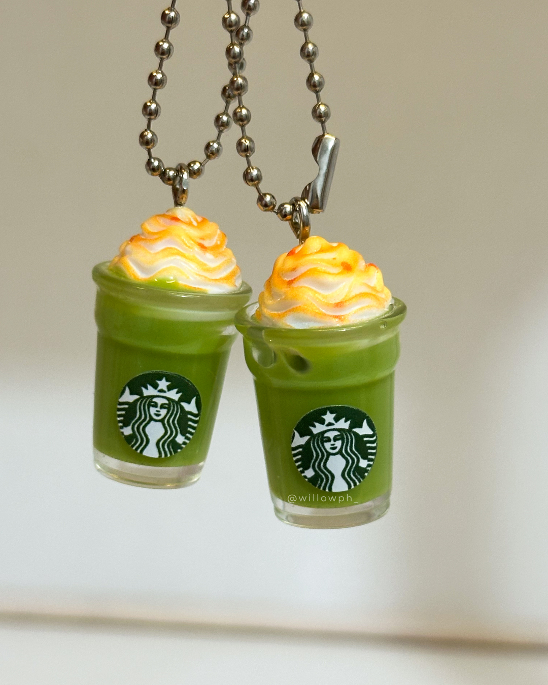 Coffee Drink Cup Trinket Keychain