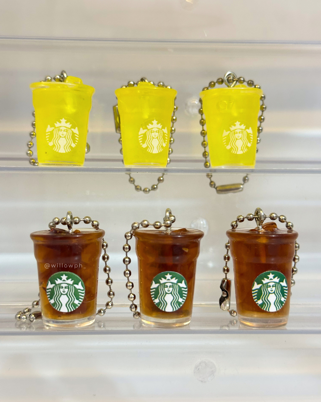 Iced Coffee Cup Trinket Keychain