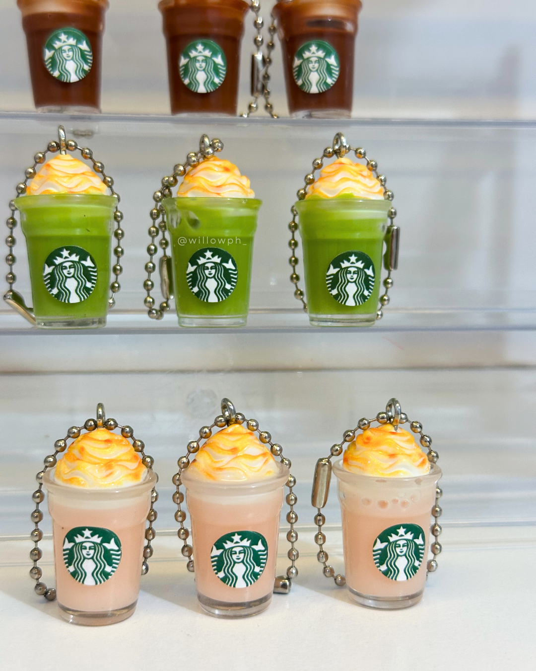 Coffee Drink Cup Trinket Keychain