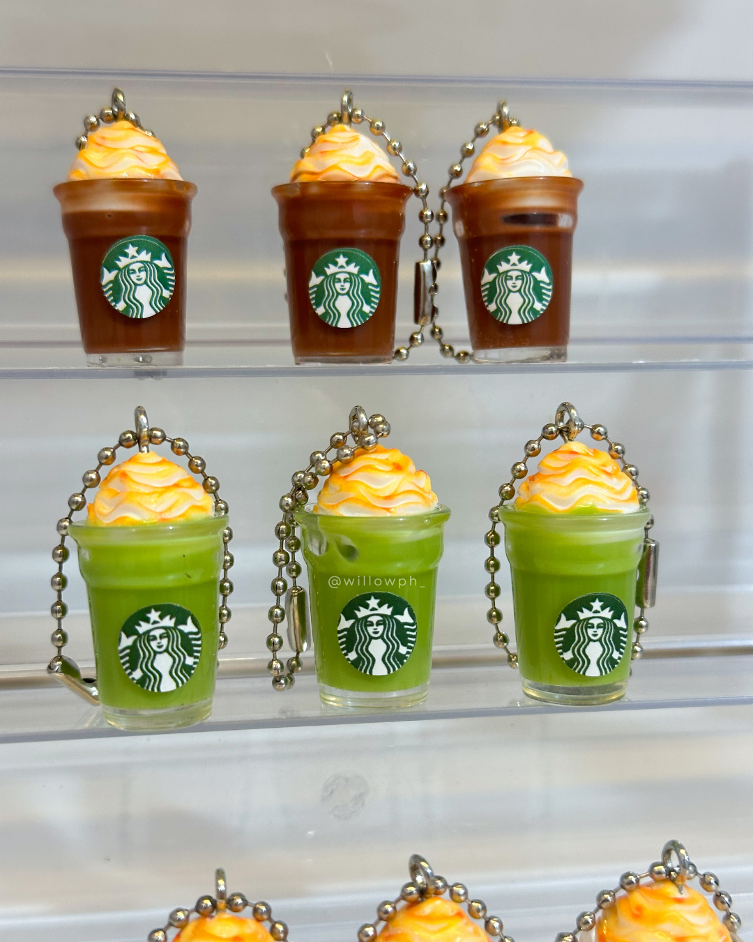 Coffee Drink Cup Trinket Keychain