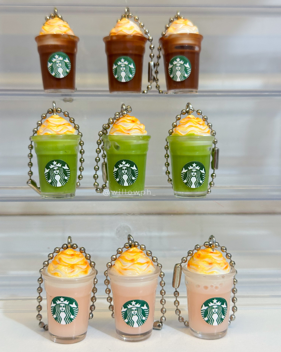 Coffee Drink Cup Trinket Keychain