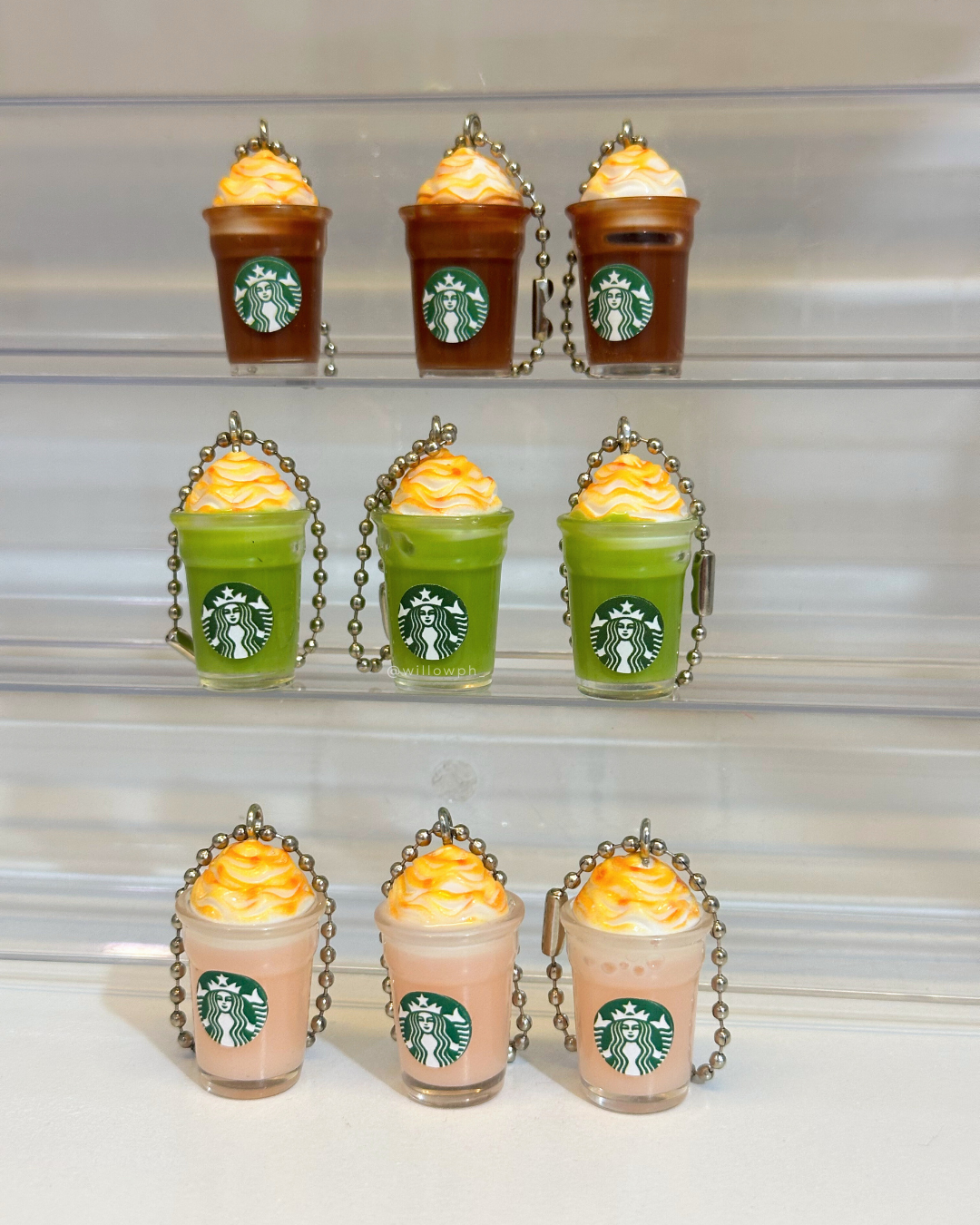 Coffee Drink Cup Trinket Keychain