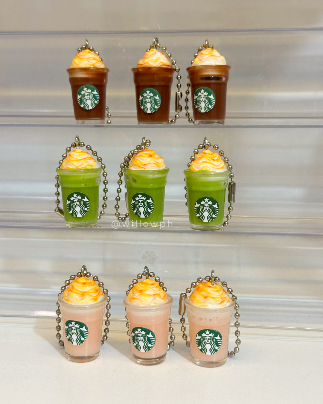 Coffee Drink Cup Trinket Keychain