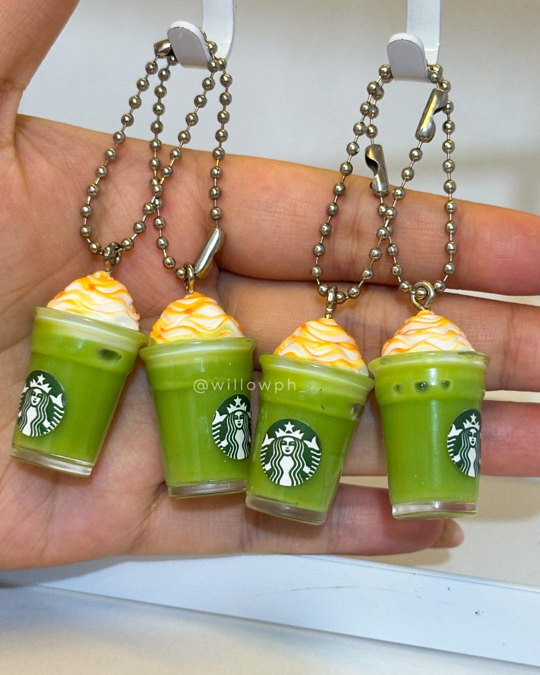 Coffee Drink Cup Trinket Keychain