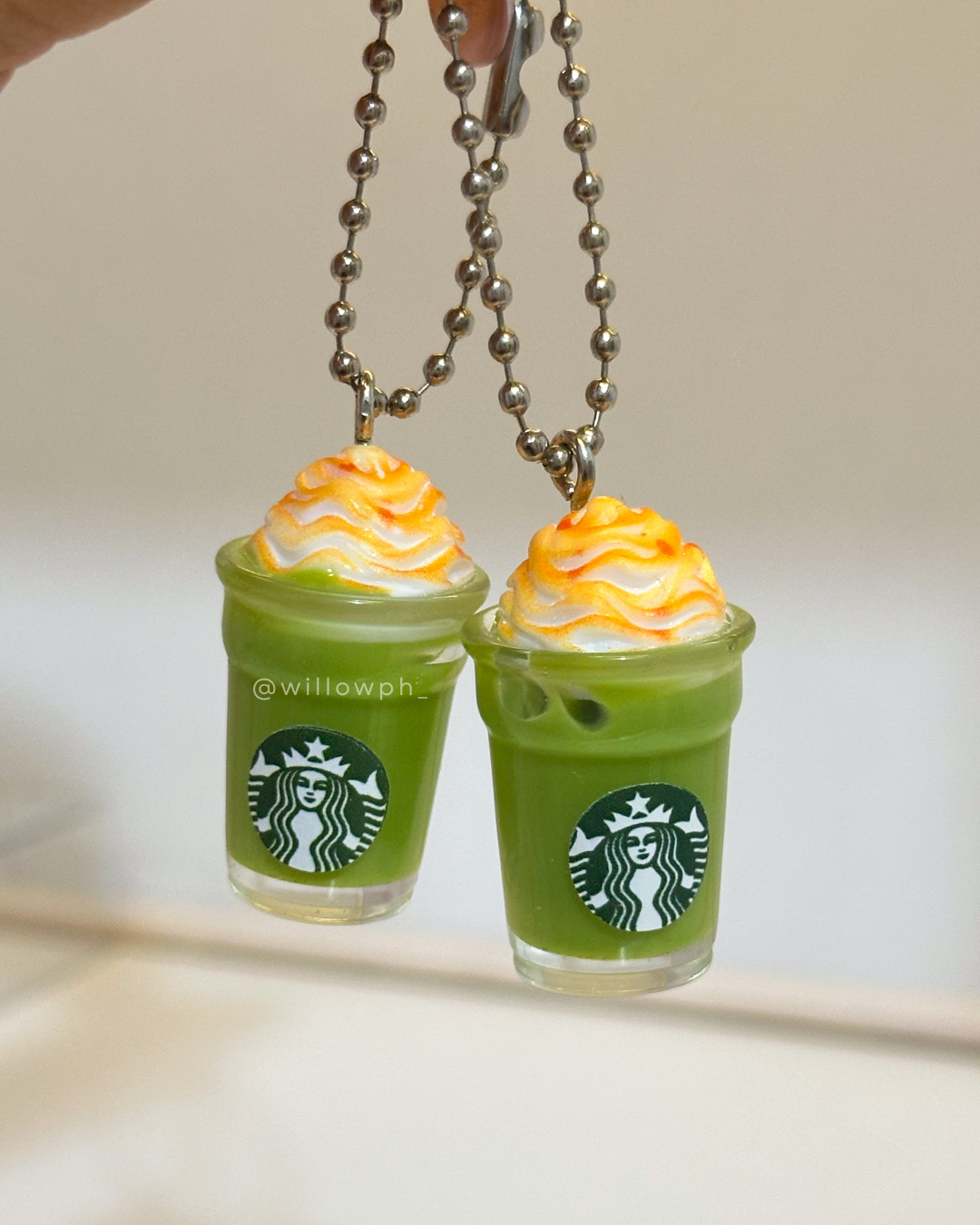 Coffee Drink Cup Trinket Keychain