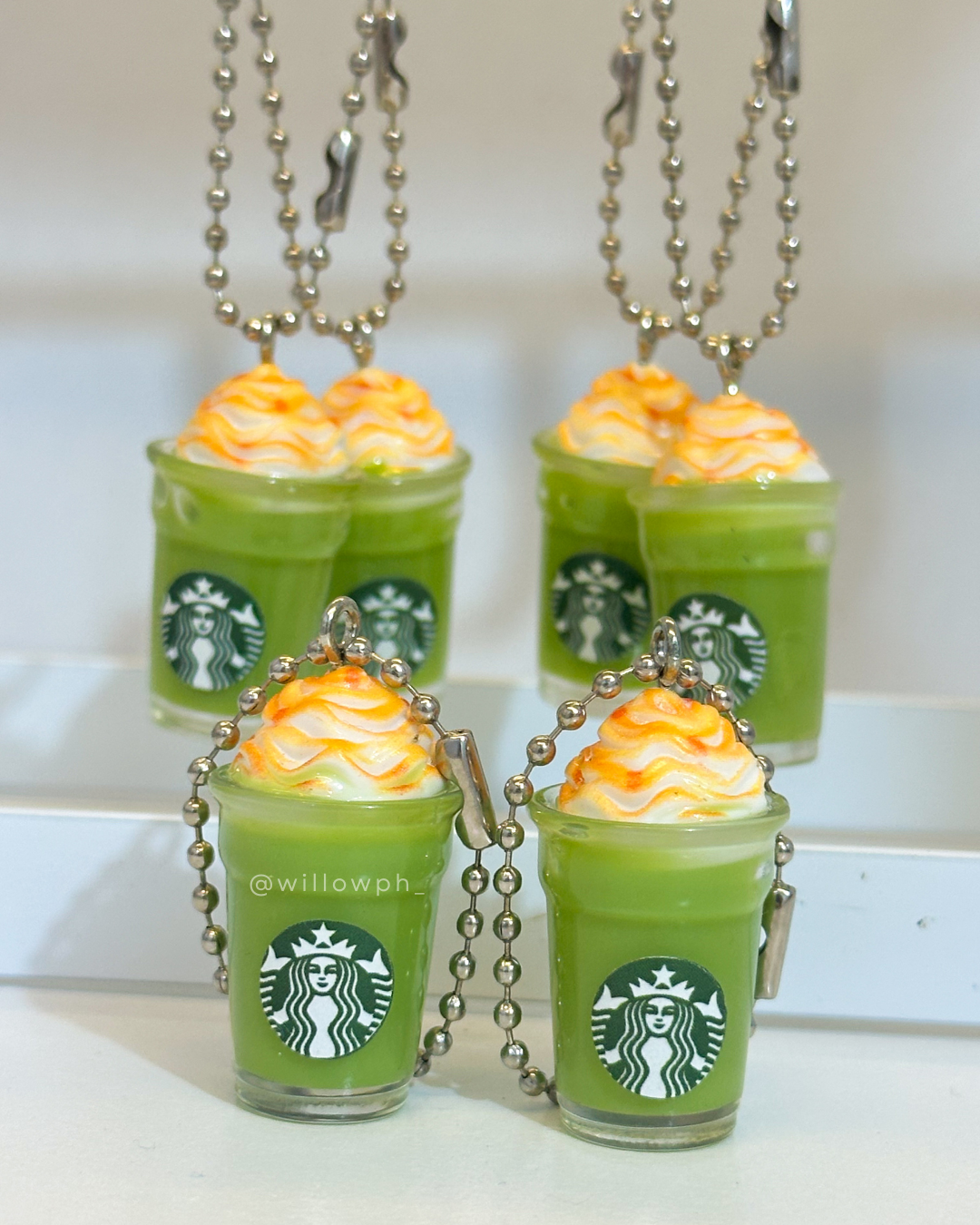 Coffee Drink Cup Trinket Keychain