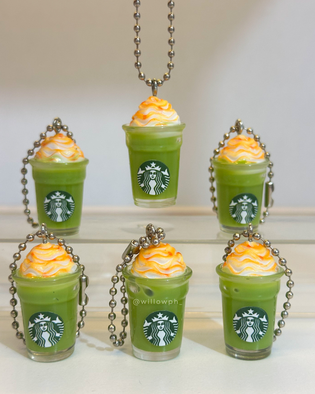 Coffee Drink Cup Trinket Keychain