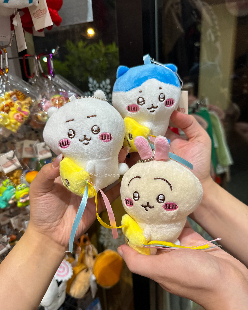 Pastel Mini Plush Keychain