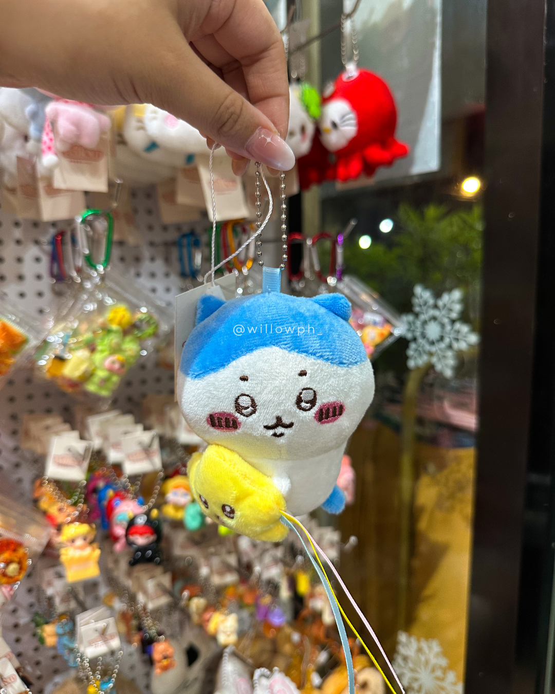 Pastel Mini Plush Keychain