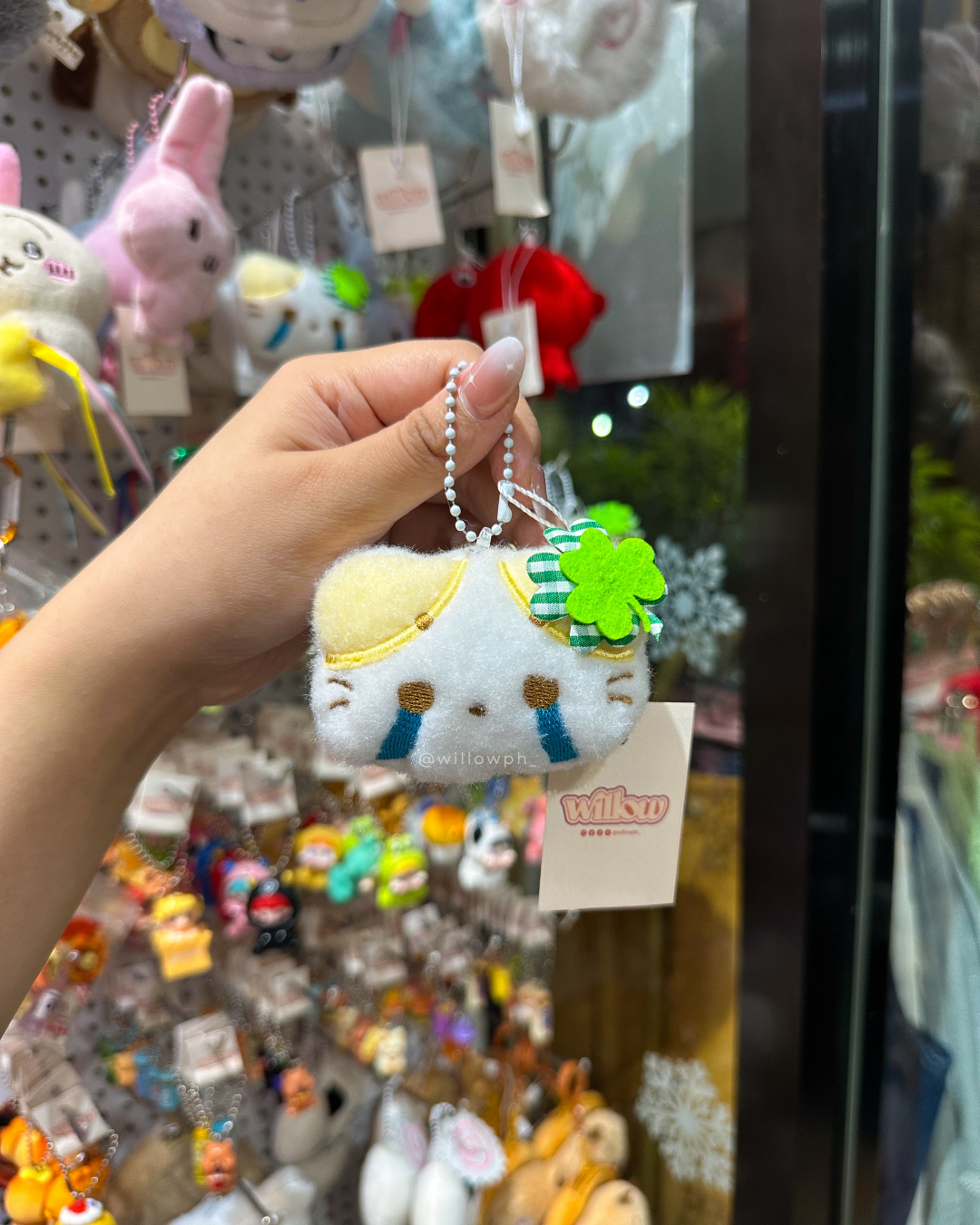 Sweet Ribbon Plush Keychain