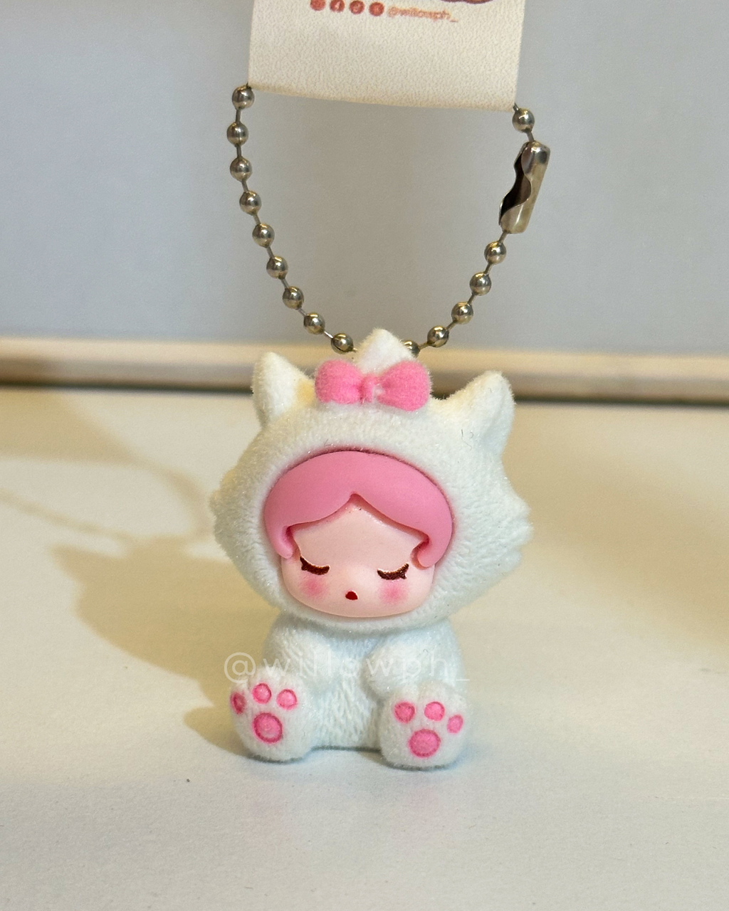Collectible Animal Figure Velvet Keychain