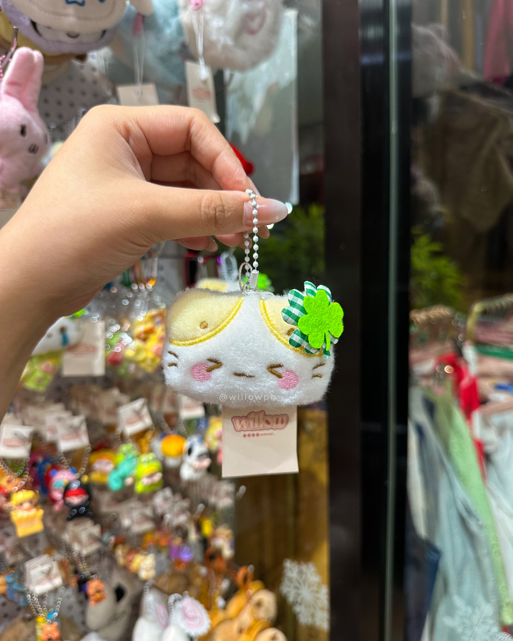 Sweet Ribbon Plush Keychain