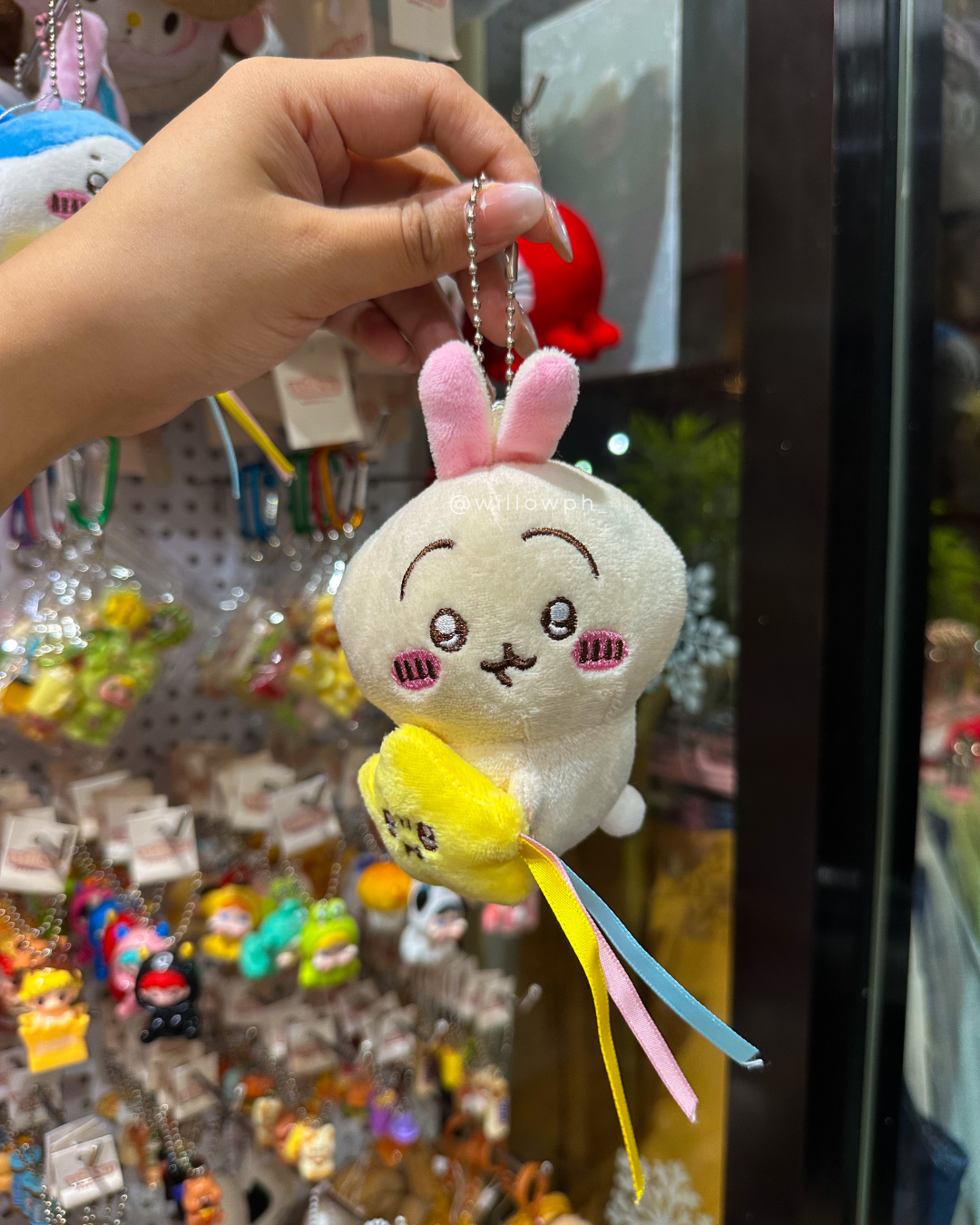 Pastel Mini Plush Keychain