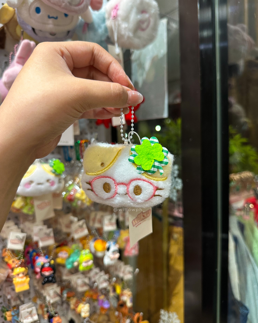 Sweet Ribbon Plush Keychain