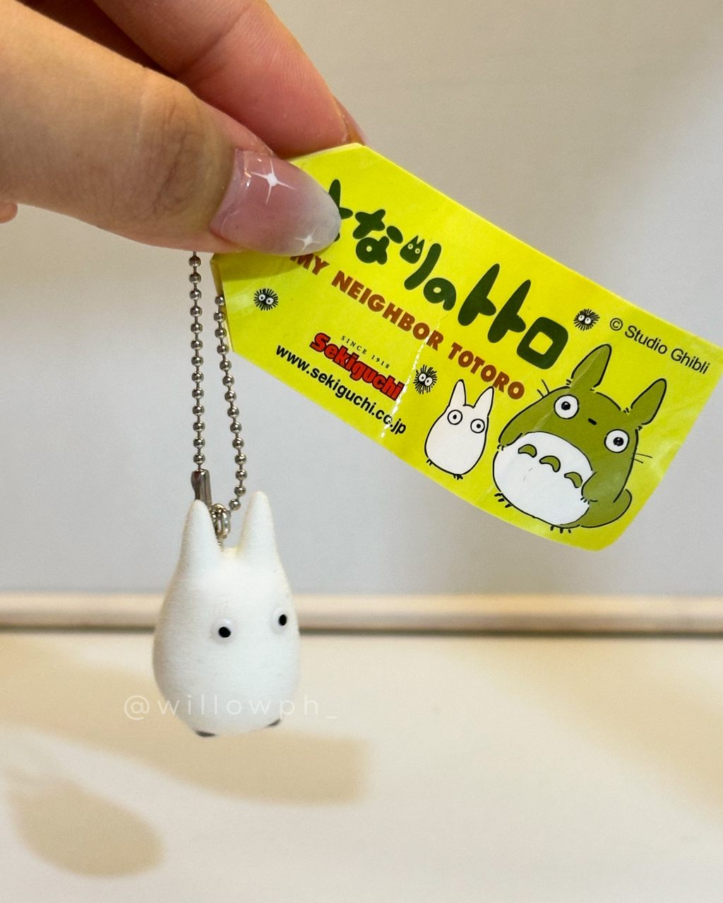 Whimsical Anime-Style Velvet Keychain