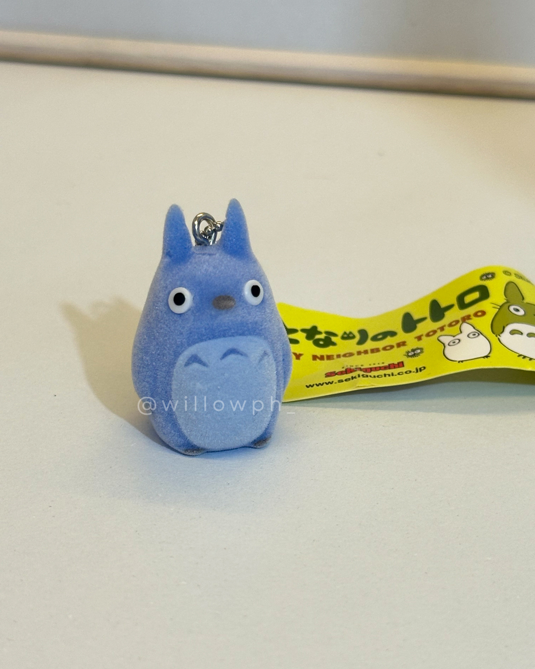 Whimsical Anime-Style Velvet Keychain