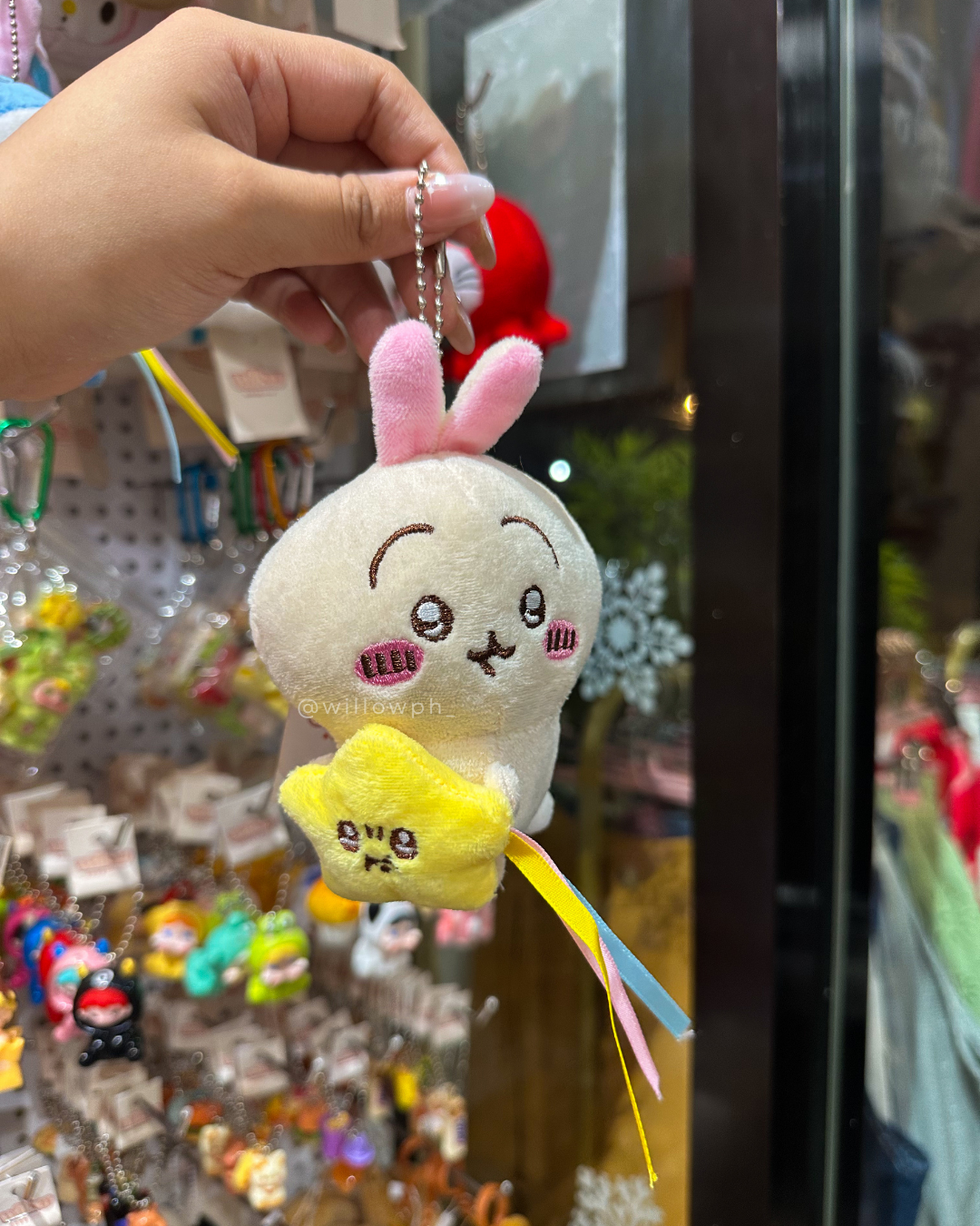 Pastel Mini Plush Keychain