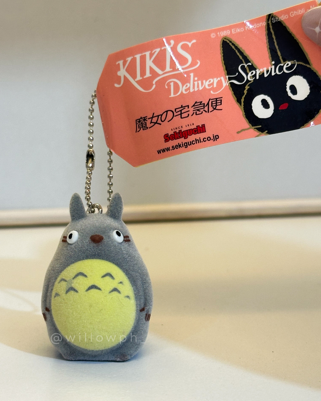 Whimsical Anime-Style Velvet Keychain