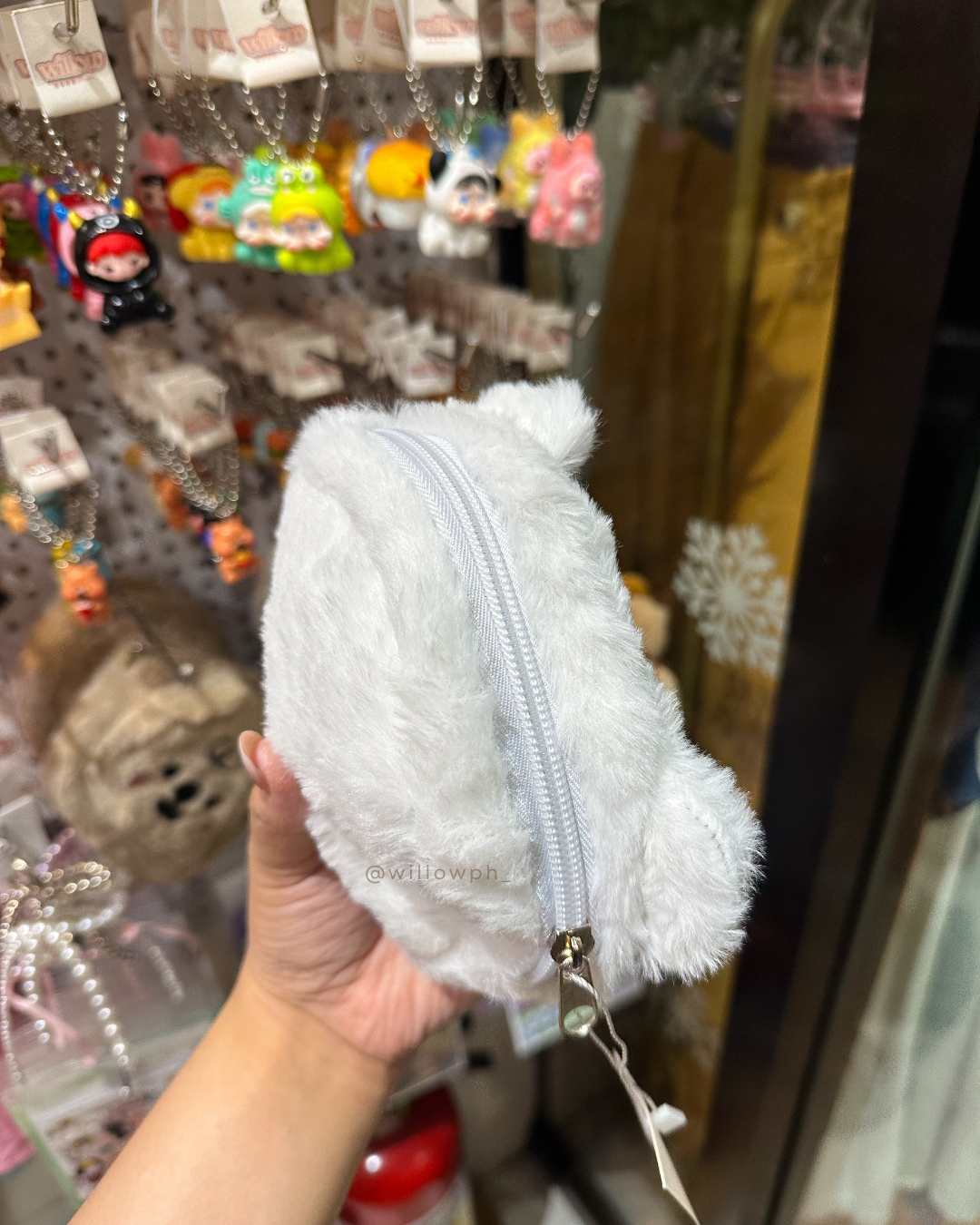 Cozy Bear Plush Pouch