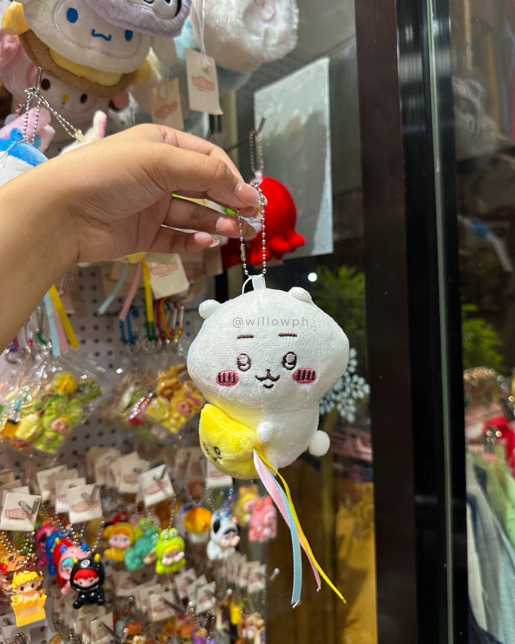 Pastel Mini Plush Keychain