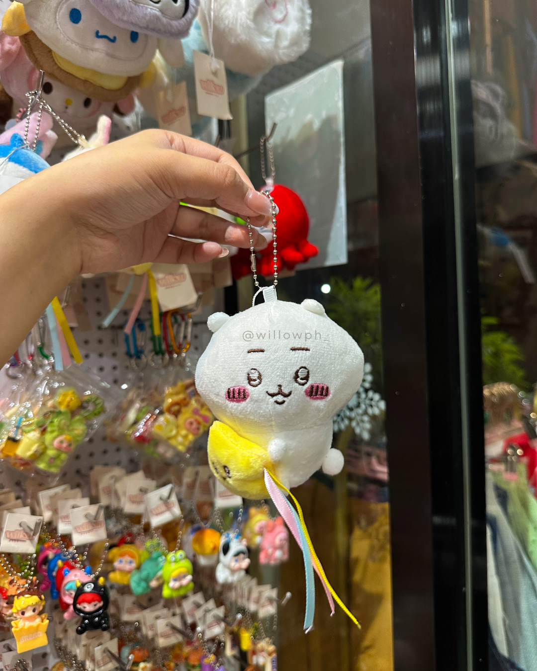 Pastel Mini Plush Keychain