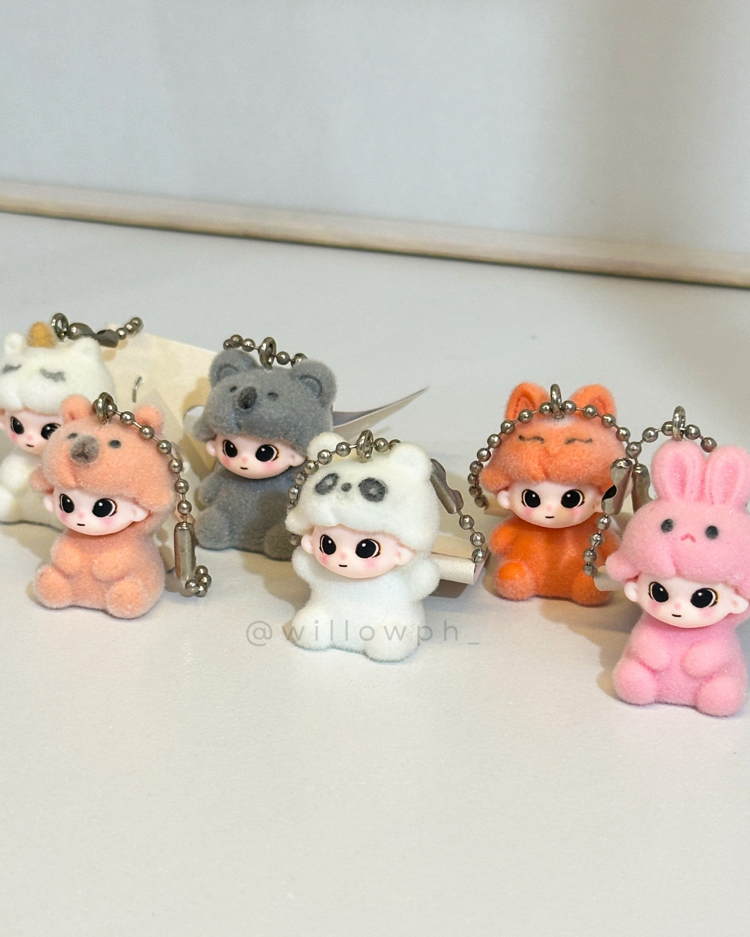 Mini Baby Doll Velvet Keychain