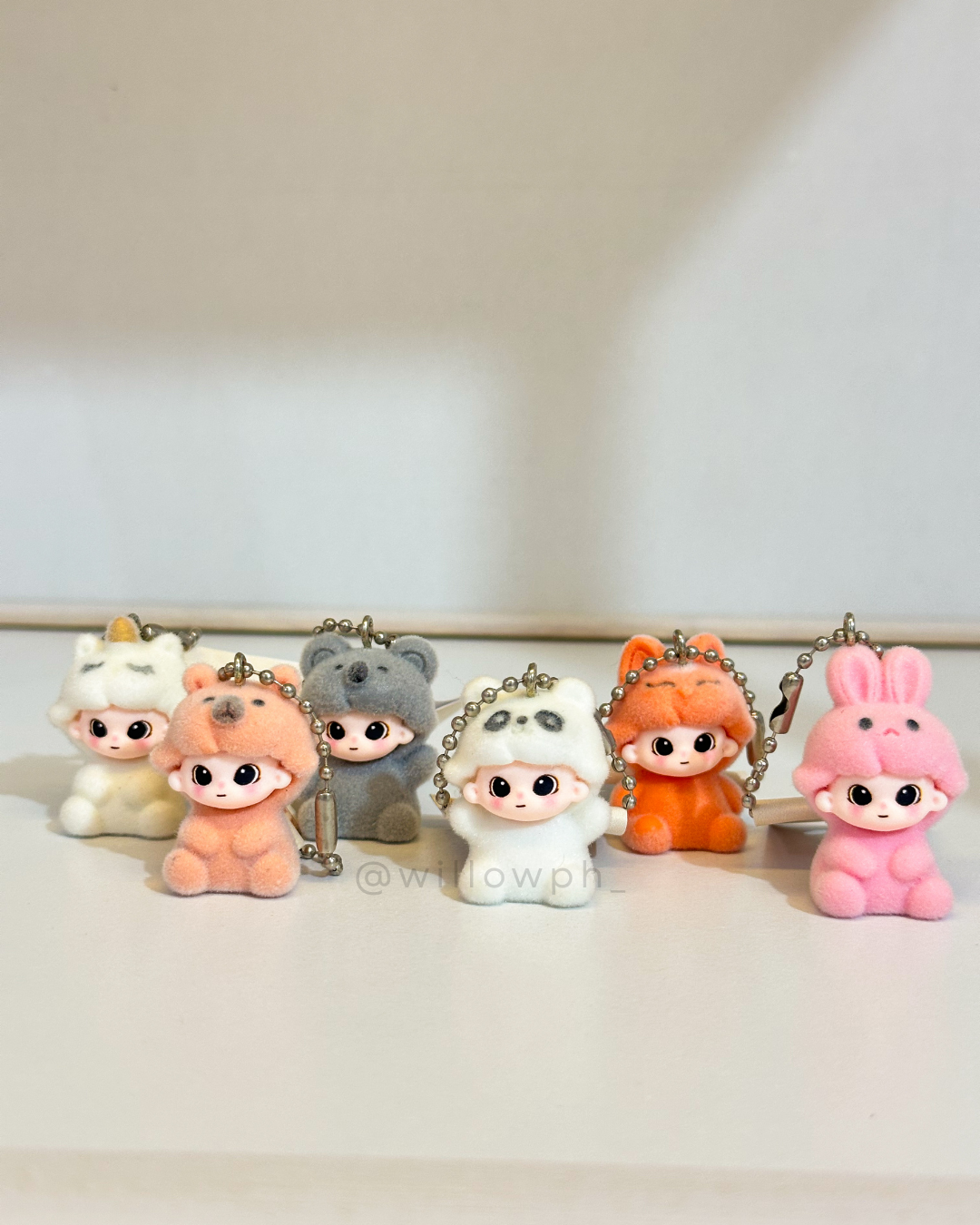 Mini Baby Doll Velvet Keychain