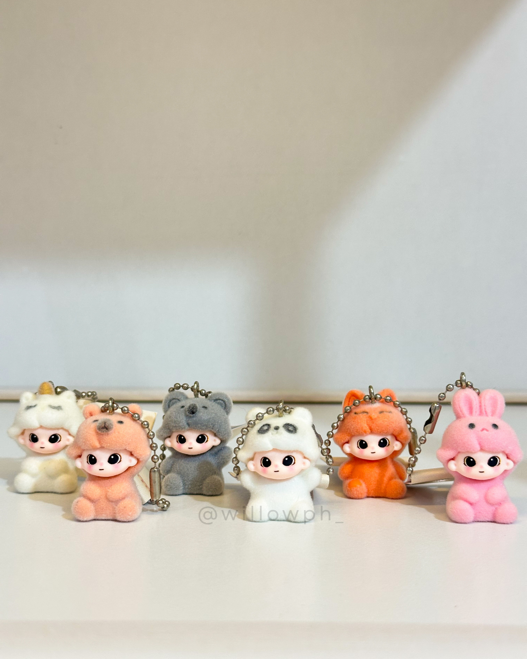 Mini Baby Doll Velvet Keychain