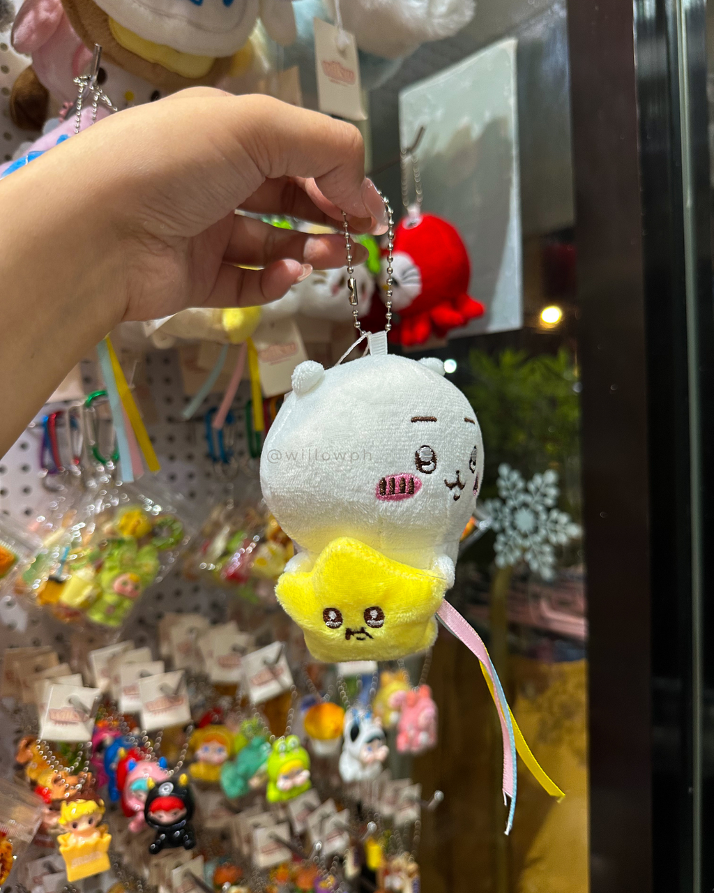 Pastel Mini Plush Keychain