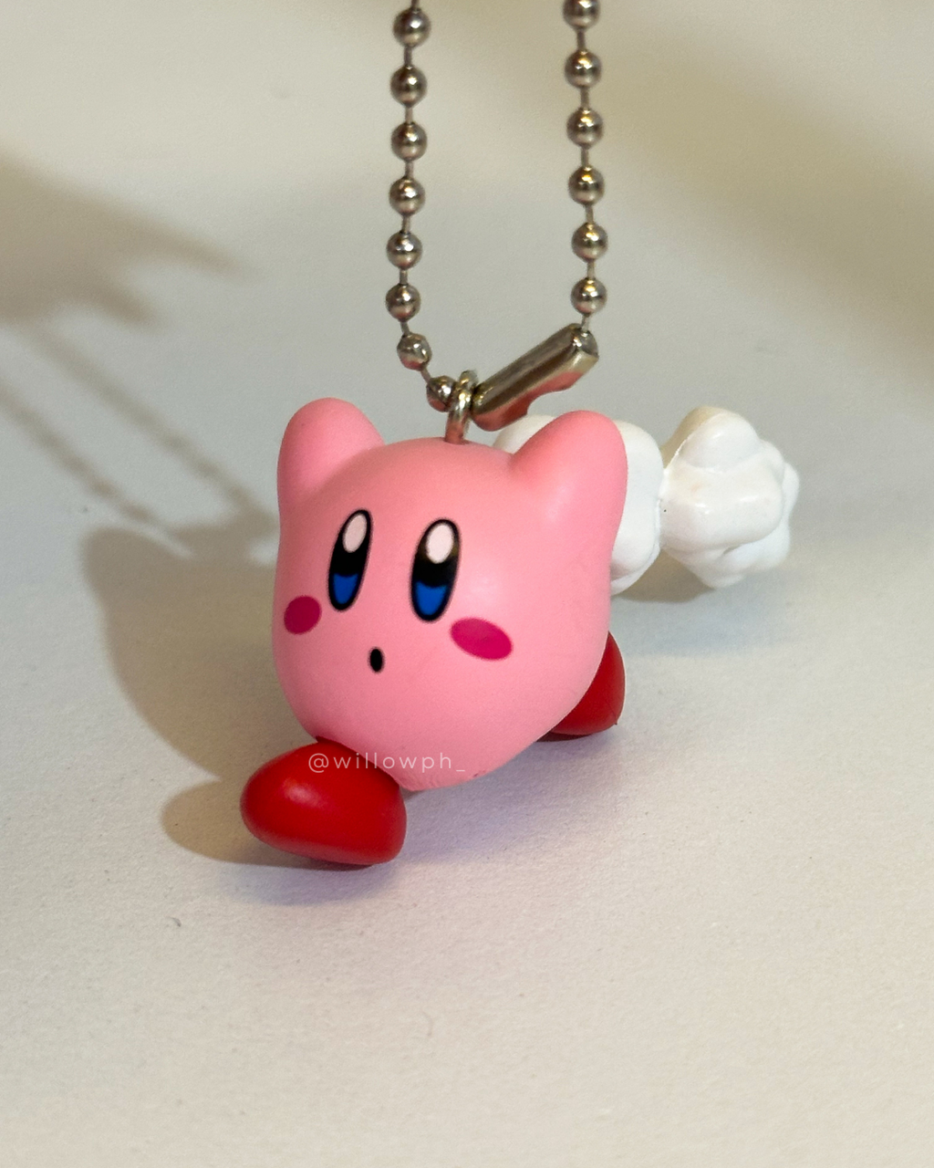 Round Pink Character Keychain