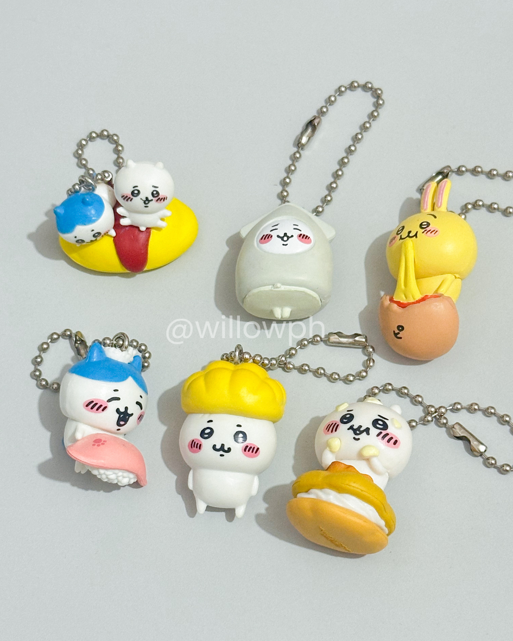 Cute Pastel Character Trinket Keychain – Style B
