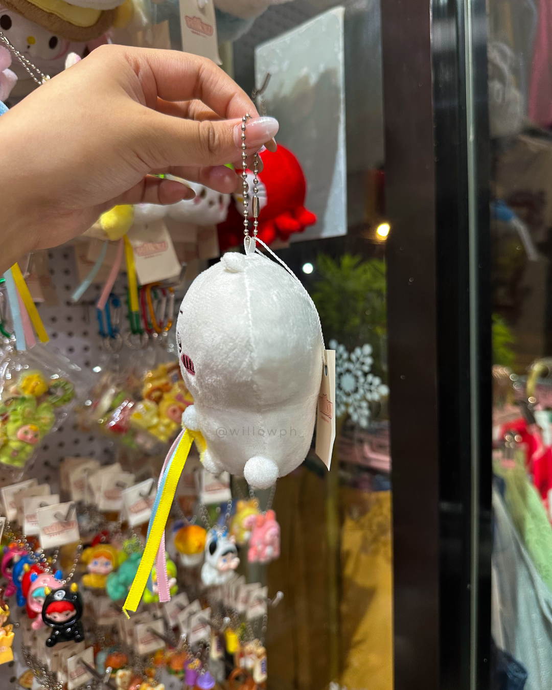 Pastel Mini Plush Keychain