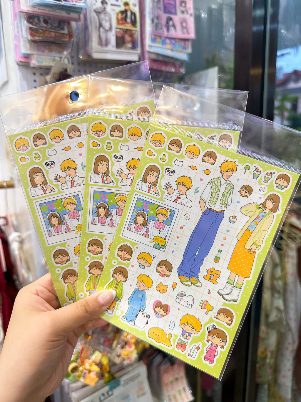 Anime Sticker Sheet (1 Sheet)