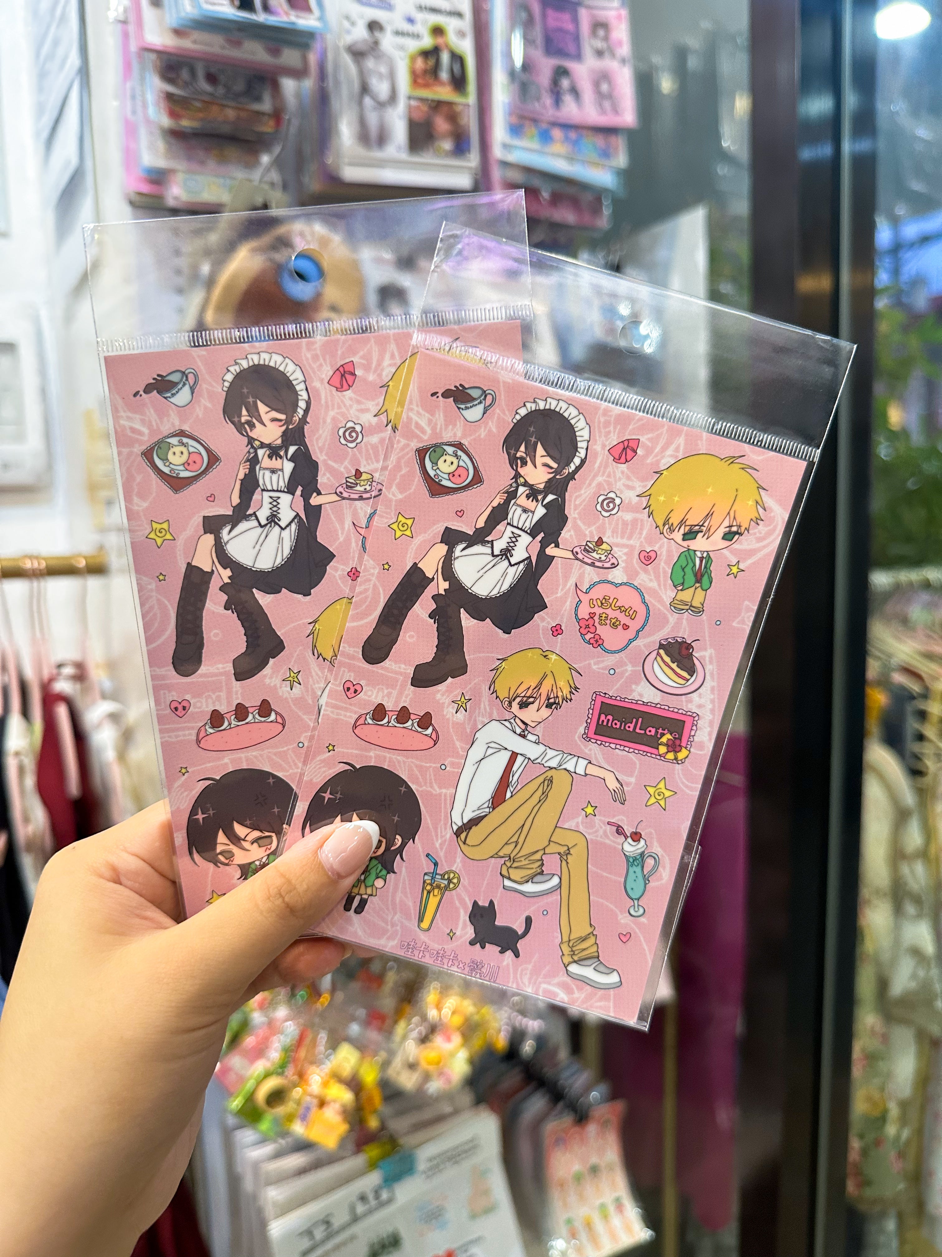 Anime Sticker Sheet (1 Sheet)