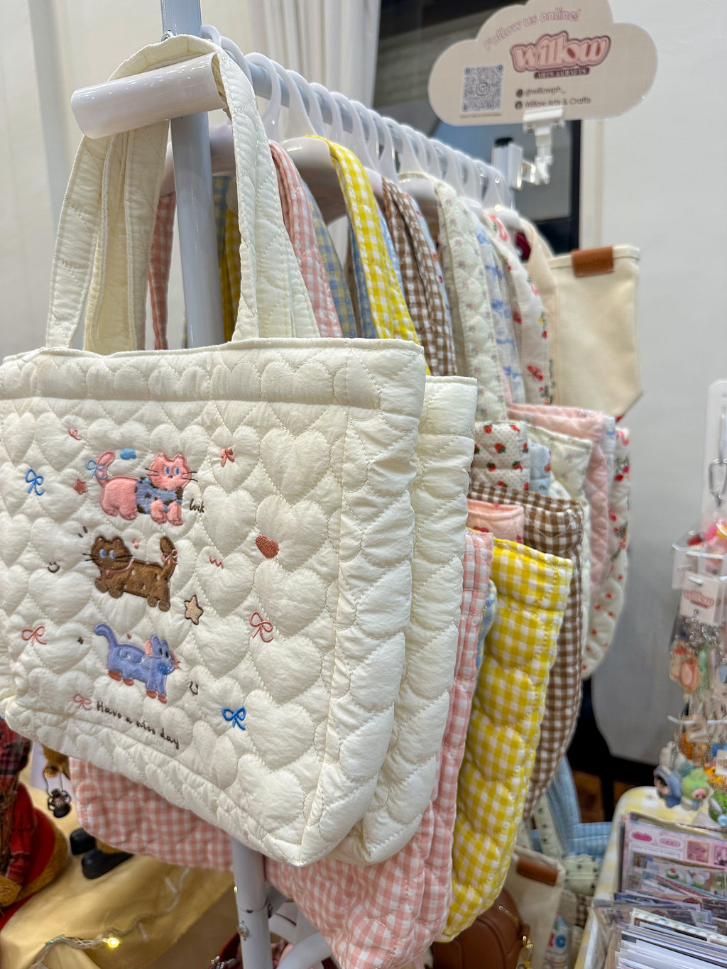 Cute Pets Embroidered Tote