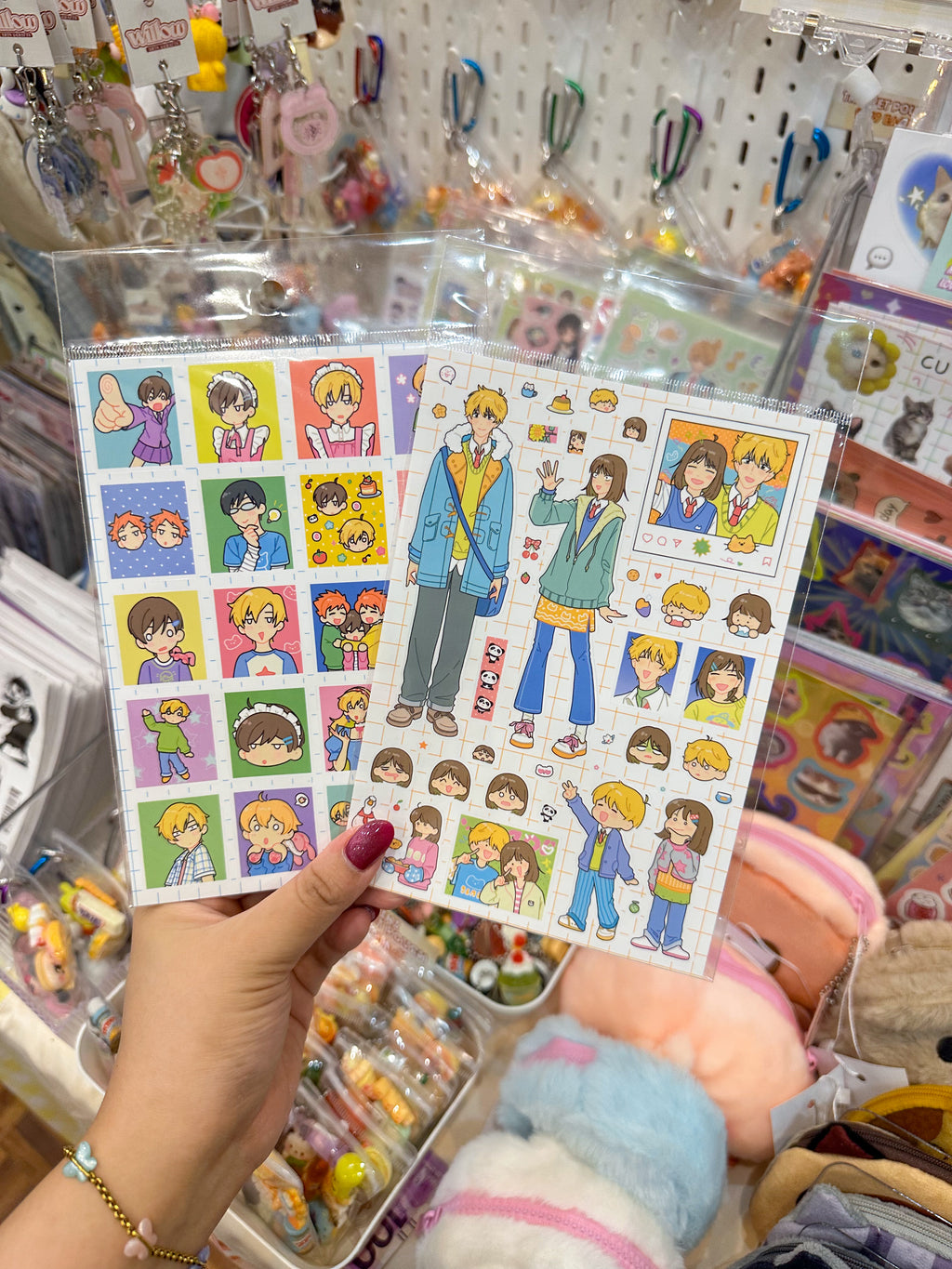 Anime Sticker Sheet (1 Sheet)