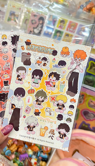 Anime Sticker Sheet (1 Sheet)